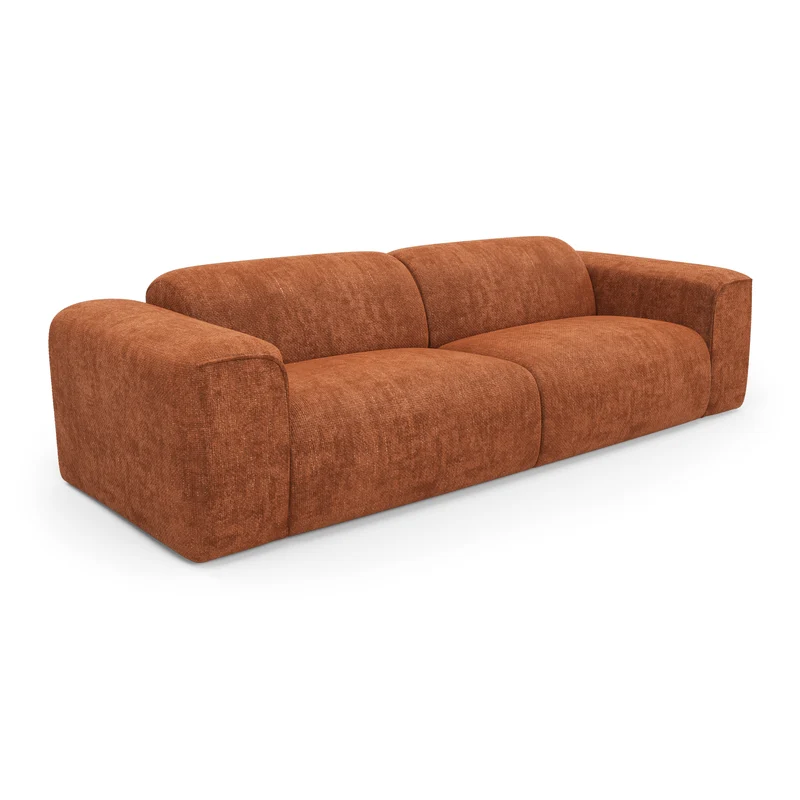 Canapé convertible express matelas Dunlopillo 140cm NOVA Velours tramé