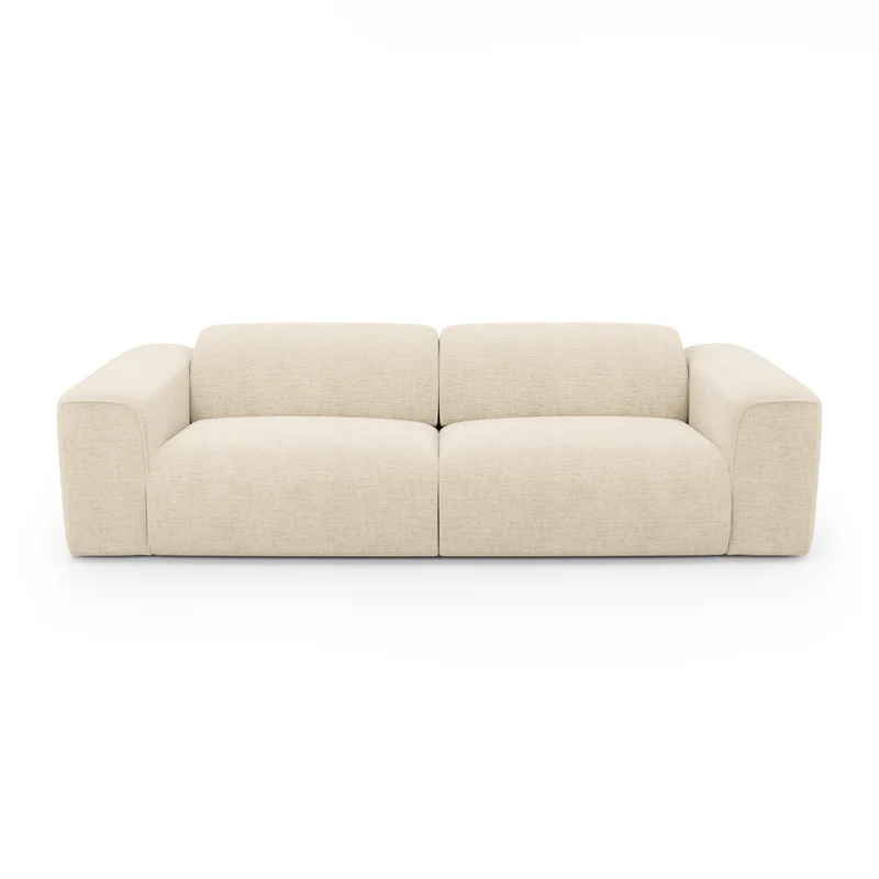 Canapé convertible express matelas Dunlopillo 140cm NOVA Velours à motifs