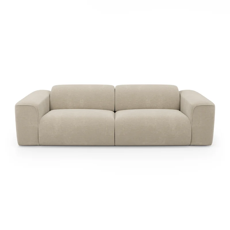 Canapé convertible express matelas Dunlopillo 140cm NOVA Velours à motifs