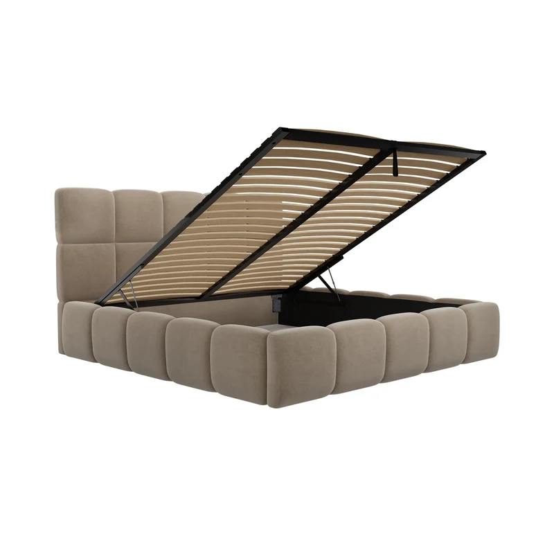 Lit coffre 160cm ONEIRA Velours