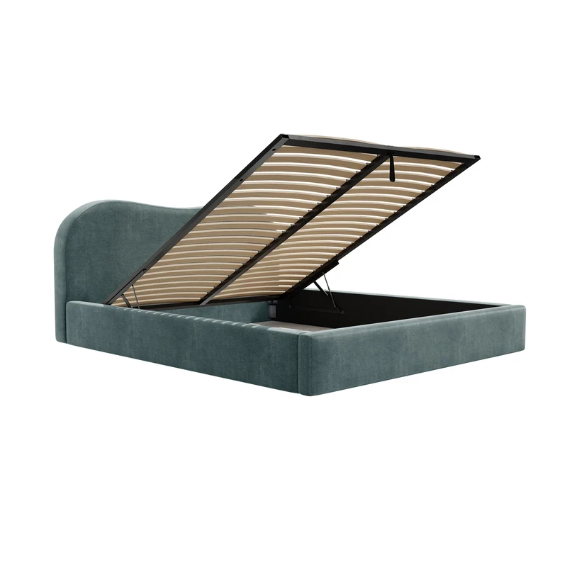 Lit coffre 180cm ASTERIA Velours