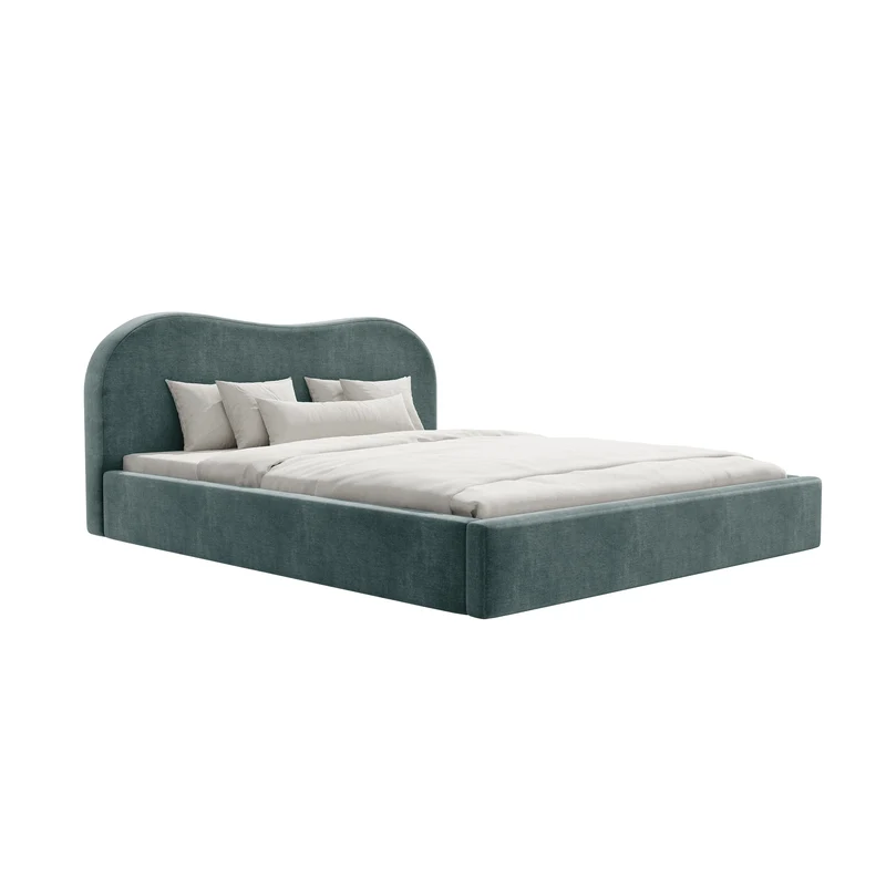 Lit coffre 160cm ASTERIA Velours