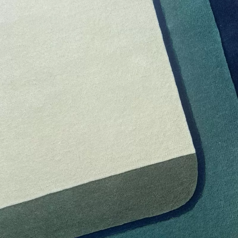 Tapis Echo Bleu