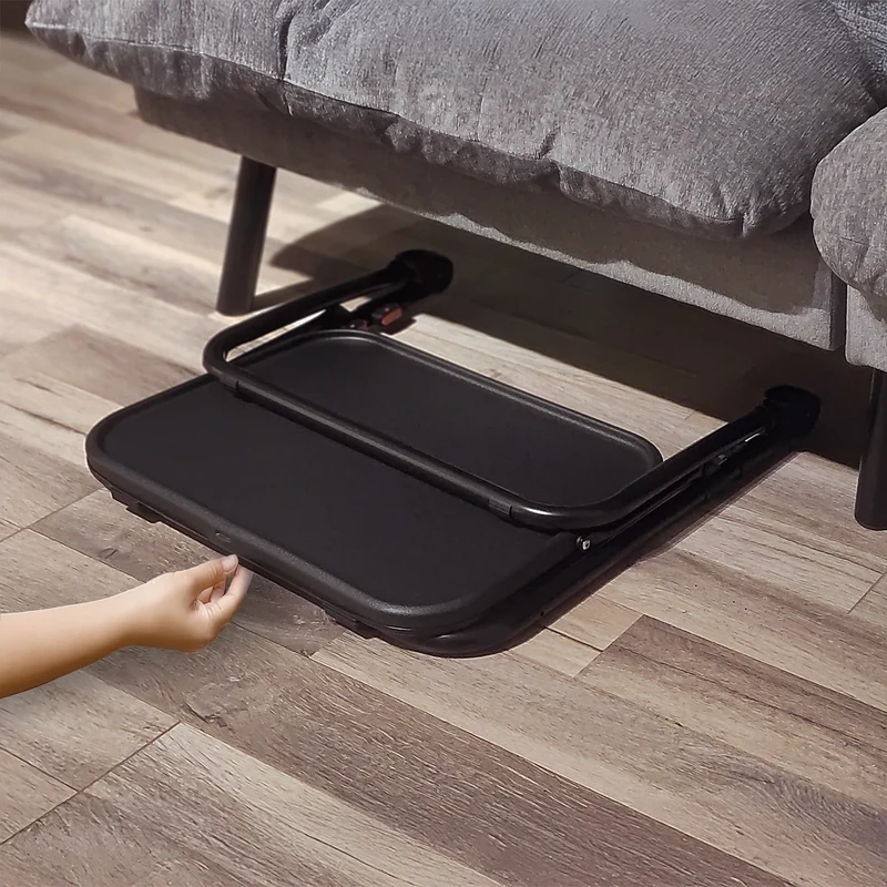 Table à point réglable en hauteur H49-70cm et pliable BASELINE BLACK