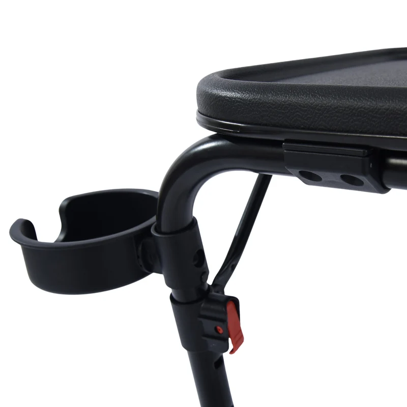 Table à point réglable en hauteur H49-70cm et pliable BASELINE BLACK
