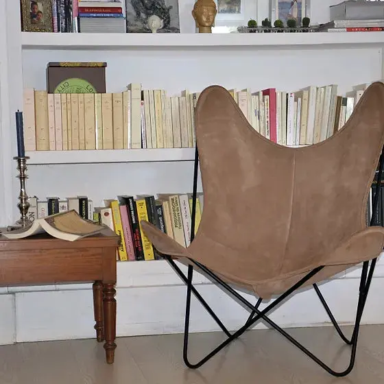 Fauteuil AA Croute de cuir