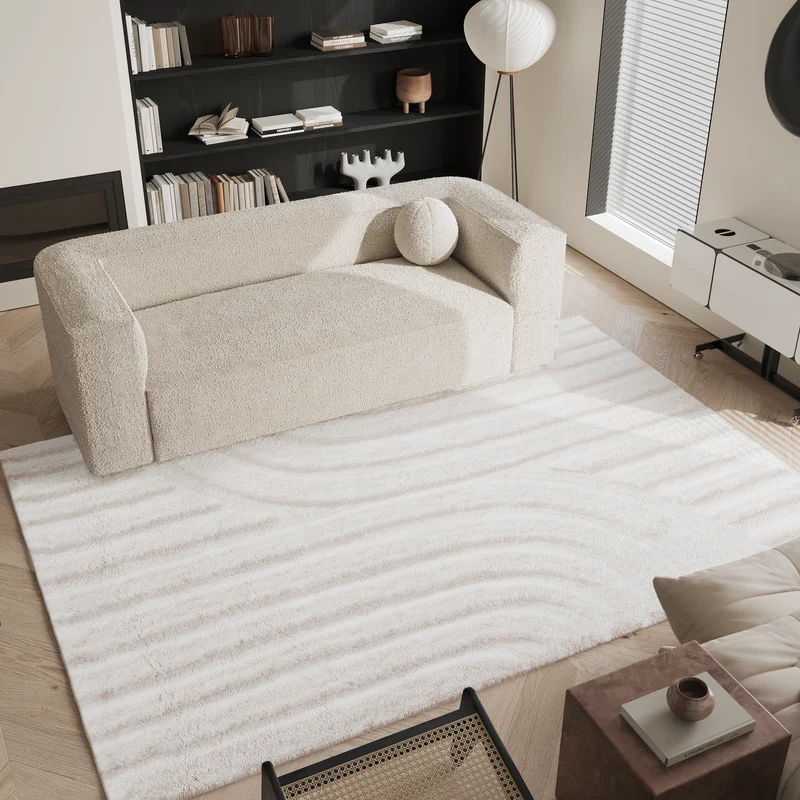 Tapis rectangulaire RODY toucher doux 160x230cm