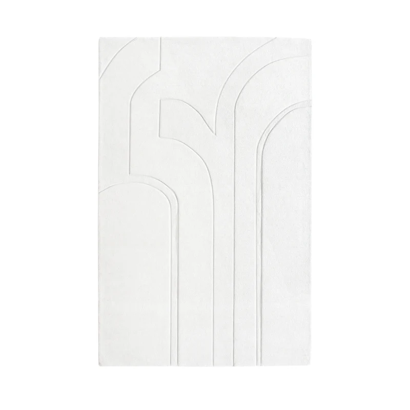 Tapis rectangulaire JARA en laine 160x230cm