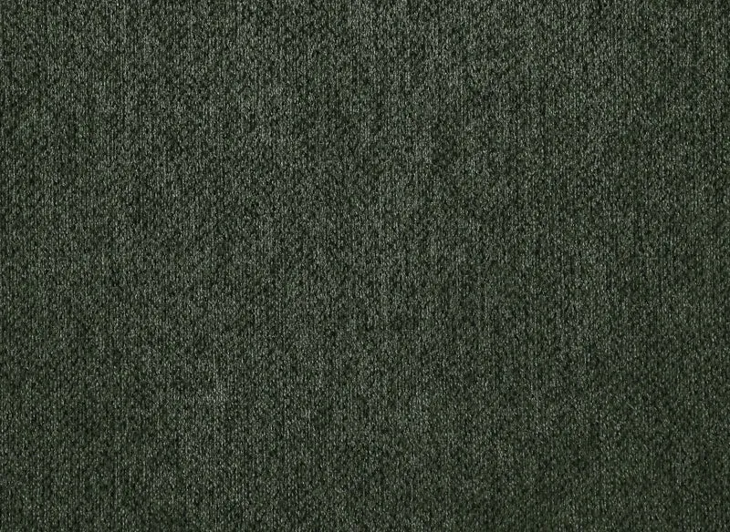 Canapé d'angle convertible avec coffre en tissu texturé vert olive ANGELINE - Angle droit