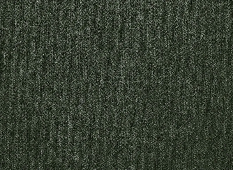 Canapé d'angle convertible avec coffre en tissu texturé vert olive ANGELINE - Angle gauche