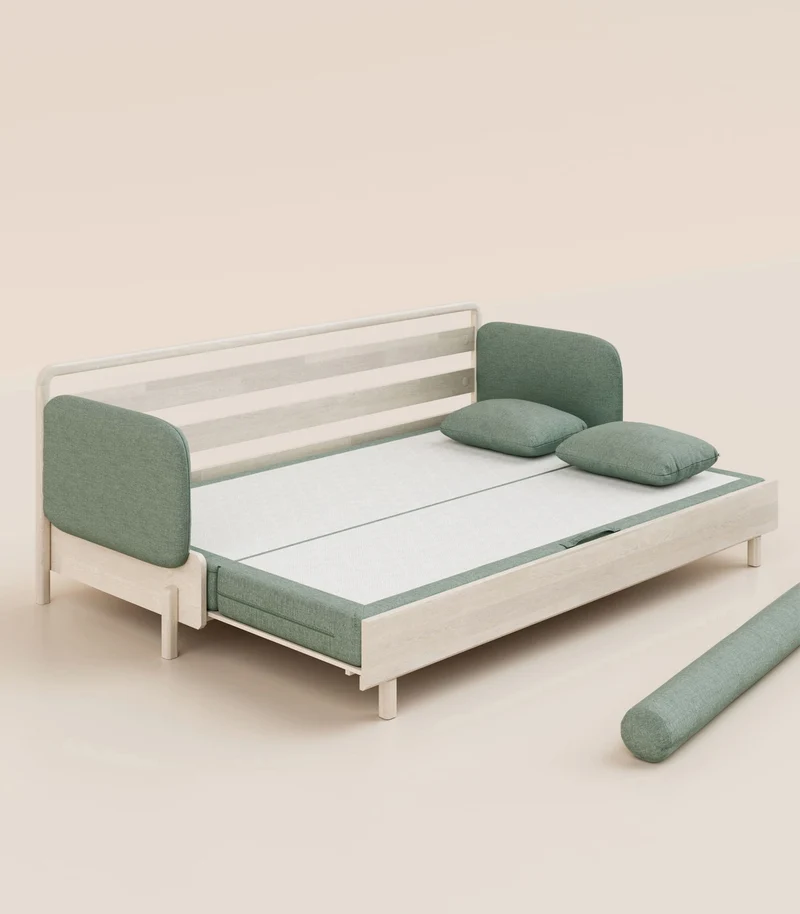 Canapé-lit - Vert sauge