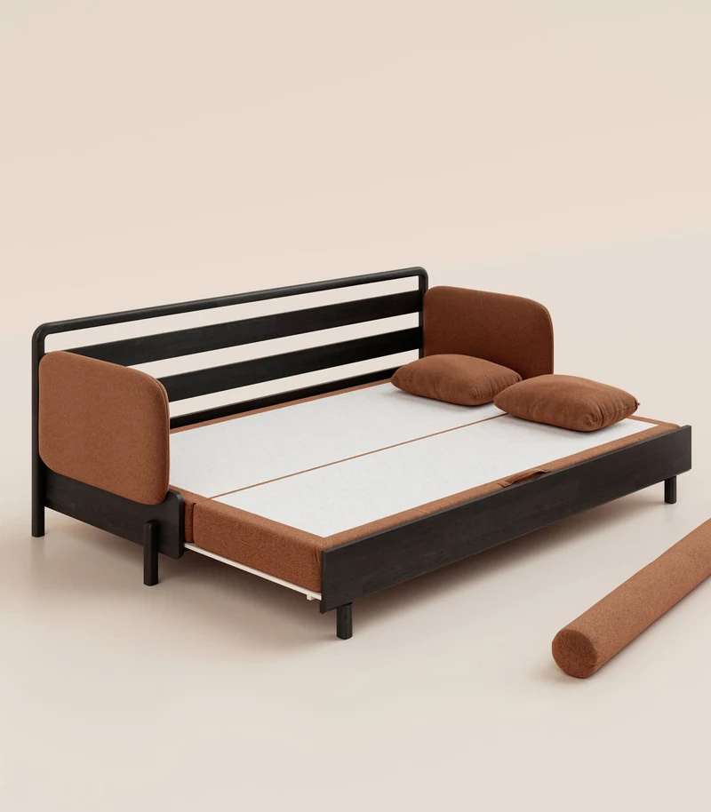 Canapé-lit - Terracotta