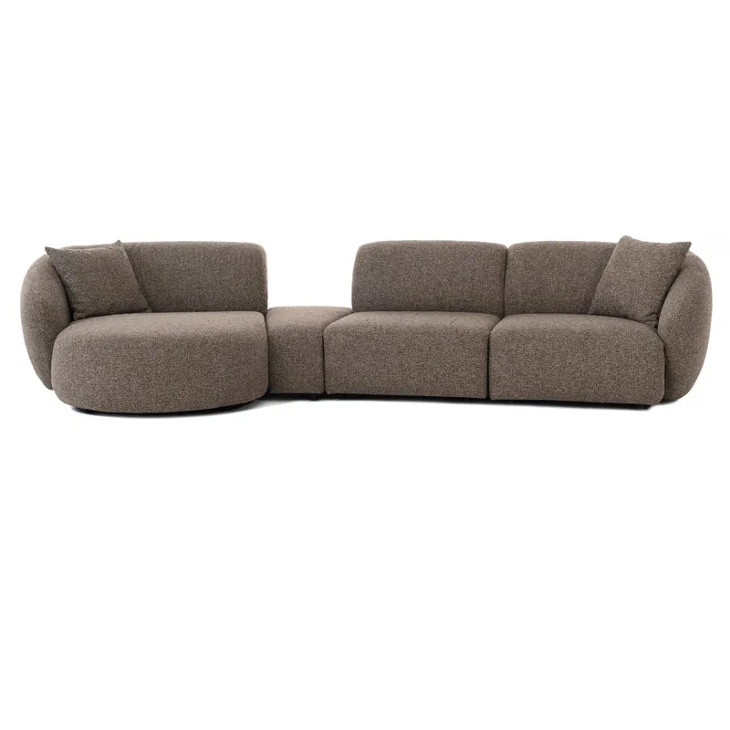 LUCCA 4-Seater Sofa with Console