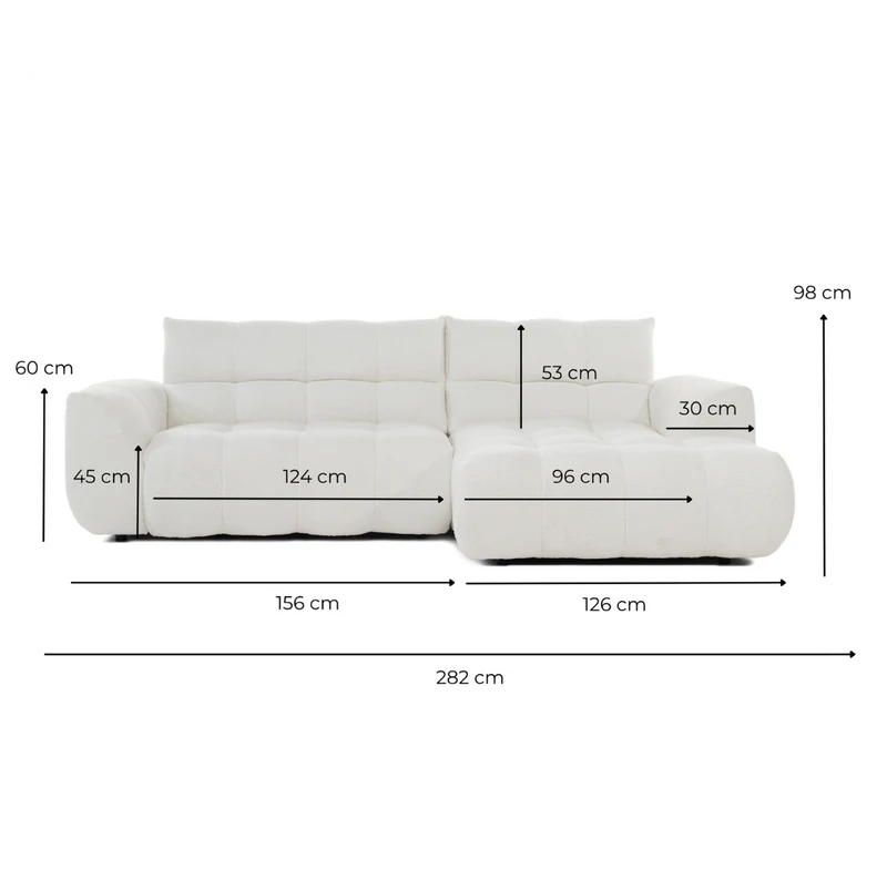 ASTI Corner Sofa 3-Seater