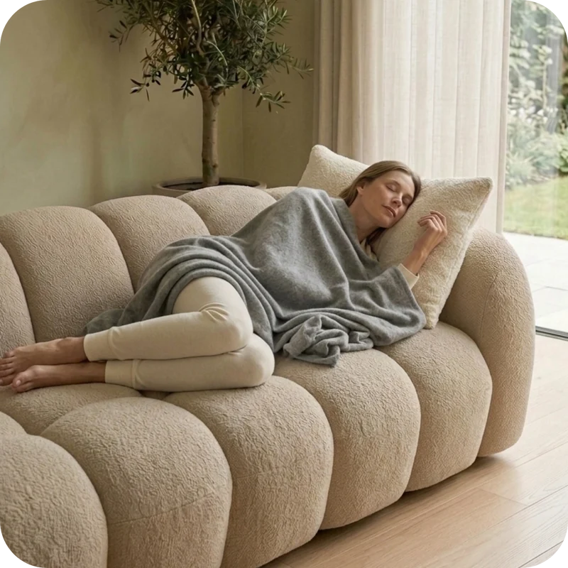 LUGANO 3 - seater sofa toffee