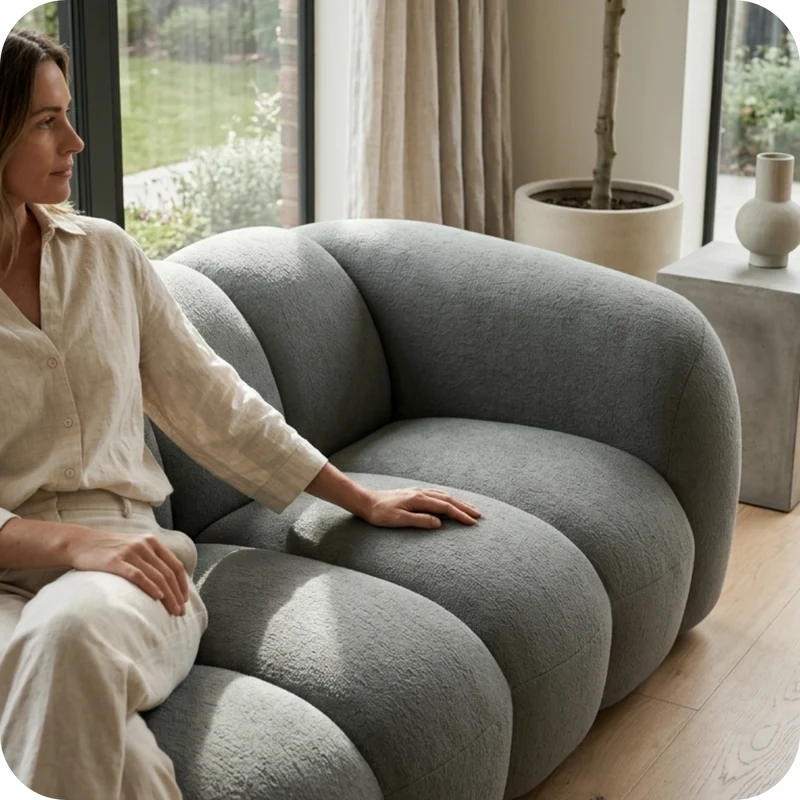 LUGANO 3 - seater sofa graphite