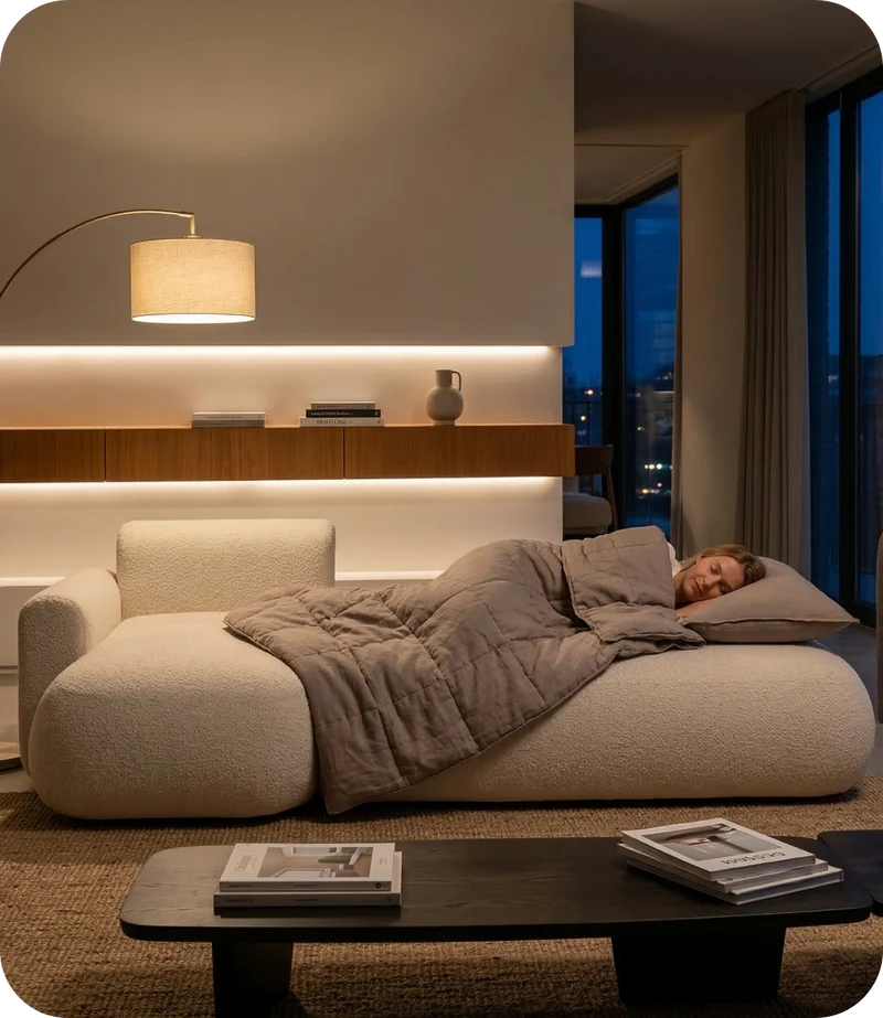 Torino 3-Seater Corner Sofa with Pull-Out Bed