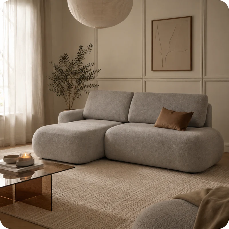 Torino 3-Seater Corner Sofa with Pull-Out Bed