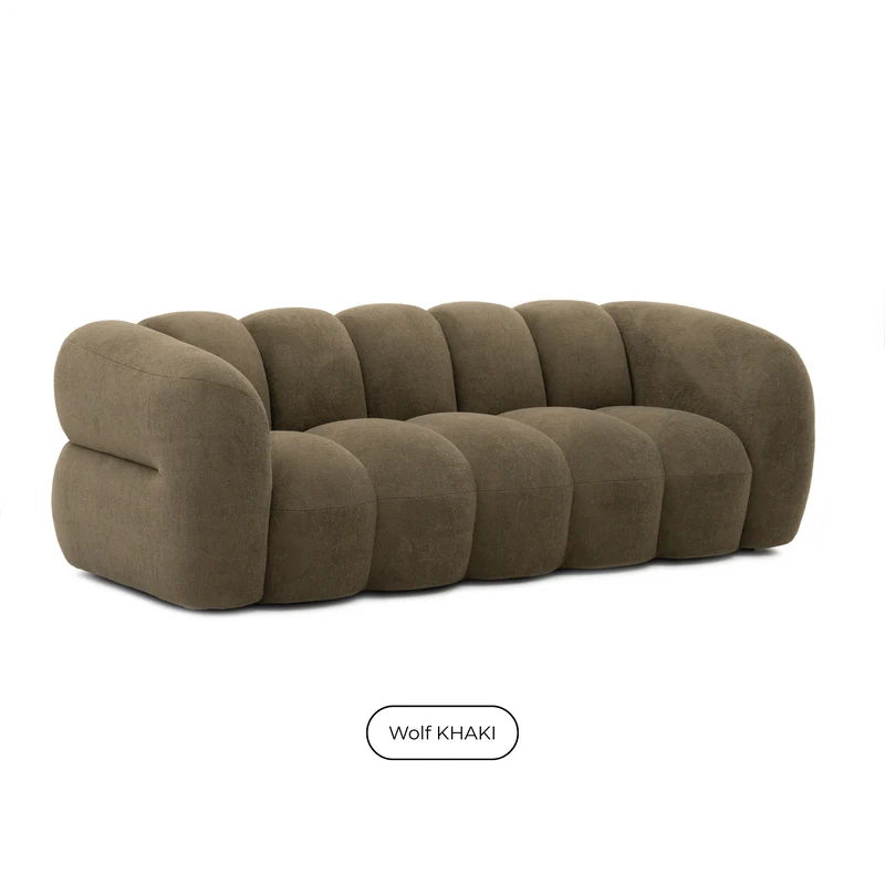 LUGANO 3 - seater sofa Khaki