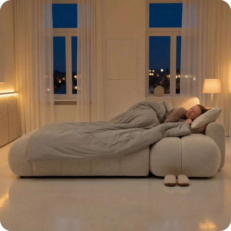 Riva 3-Seater Sofa with Pull-Out Bed