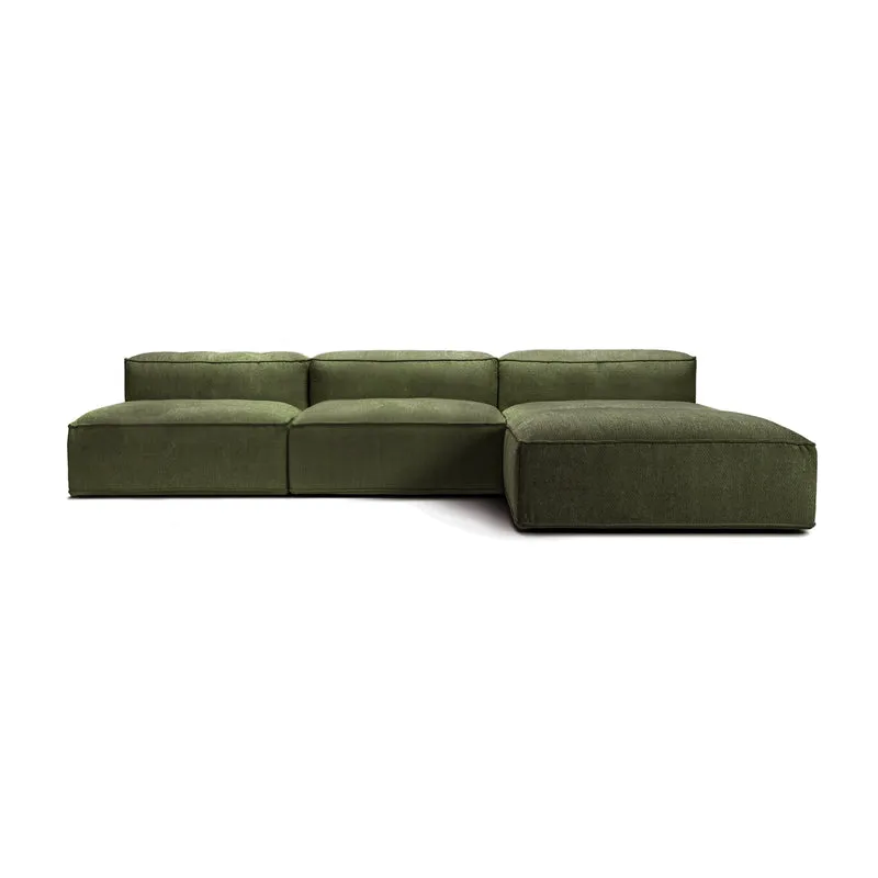 Merlot Modular Corner Sofa 4-Seater Longchair Deep