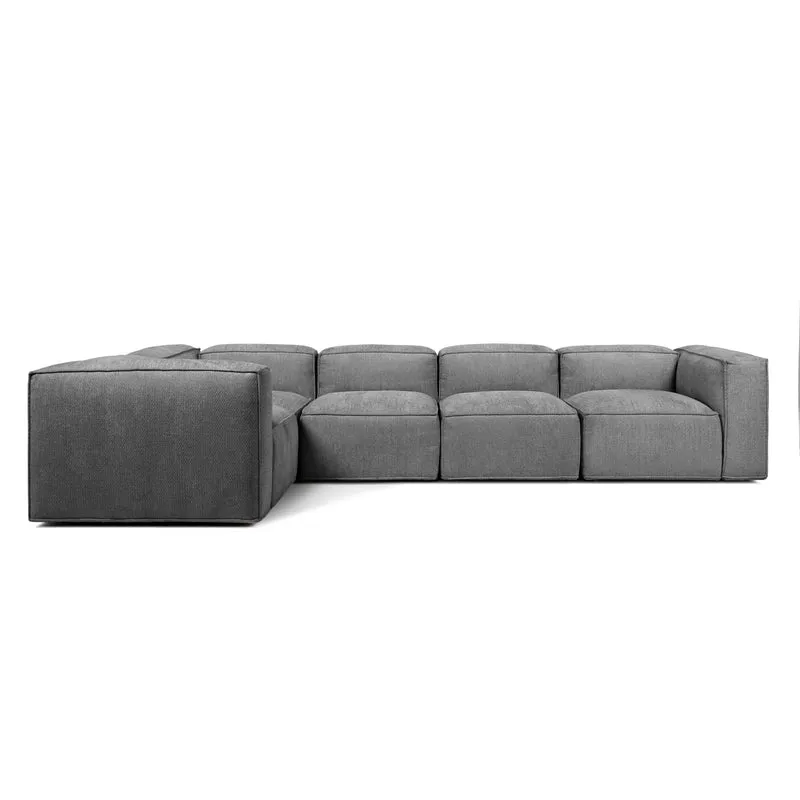 PINOT Corner Sofa – 5 Seater, One High Armrest