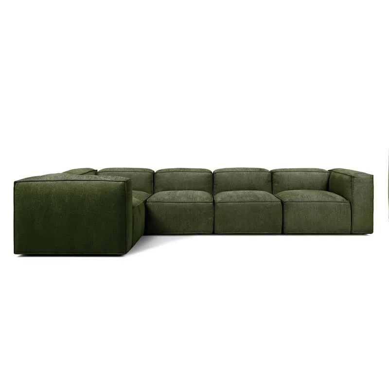 PINOT Corner Sofa – 5 Seater, One High Armrest