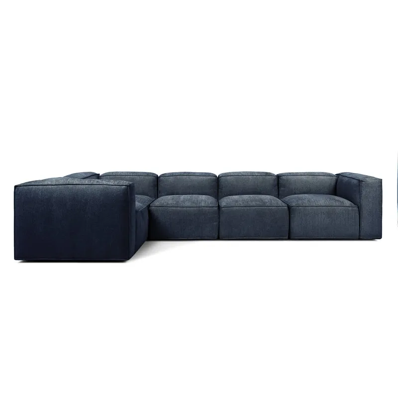 PINOT Corner Sofa – 5 Seater, One High Armrest