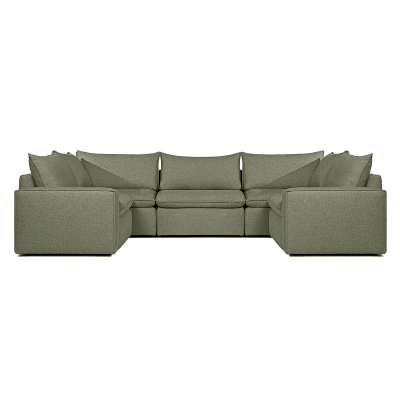 COMO Corner Sofa – 5 Seater, U-Shape