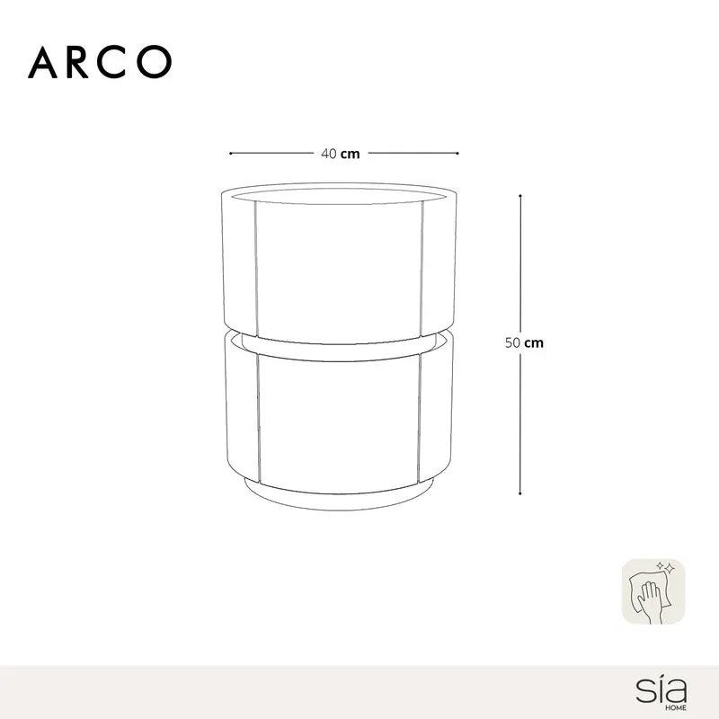 Table de chevet ARCO 40cm