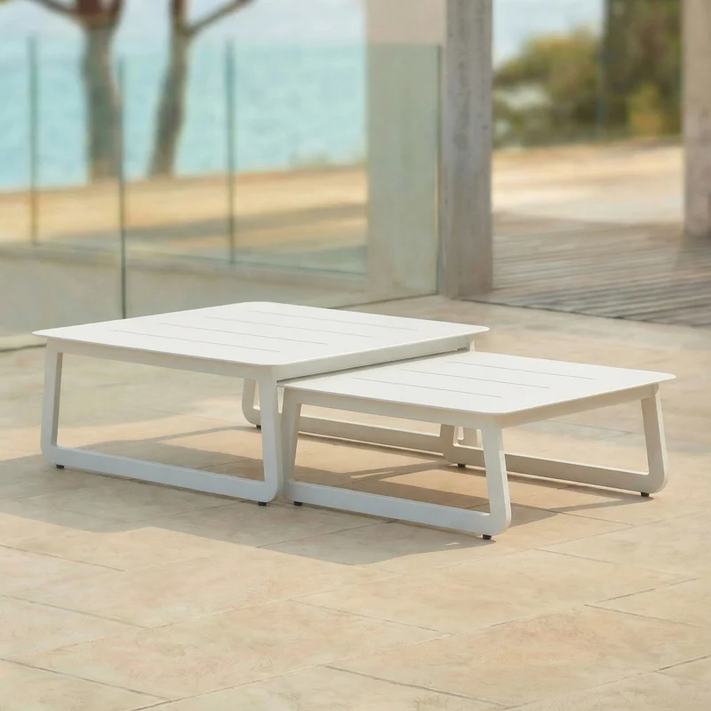 Table basse de jardin Long Beach (85x85cm)