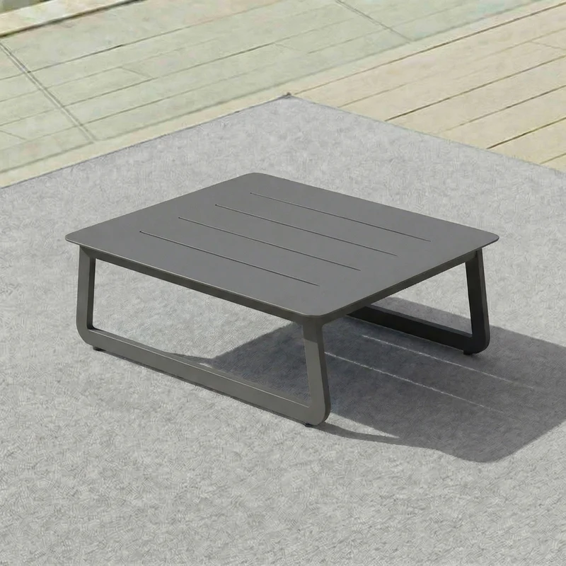 Table basse de jardin Long Beach (70x70 cm)