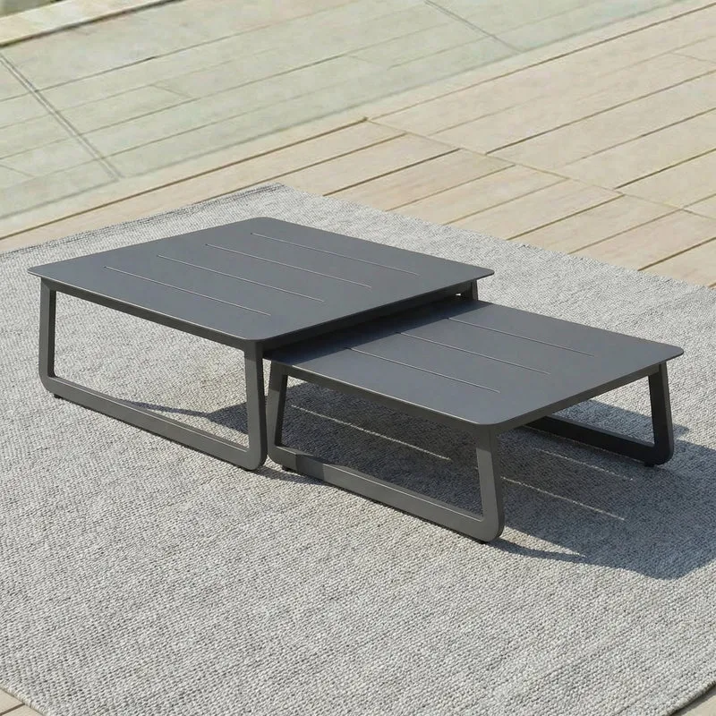 Table basse de jardin Long Beach (70x70 cm)