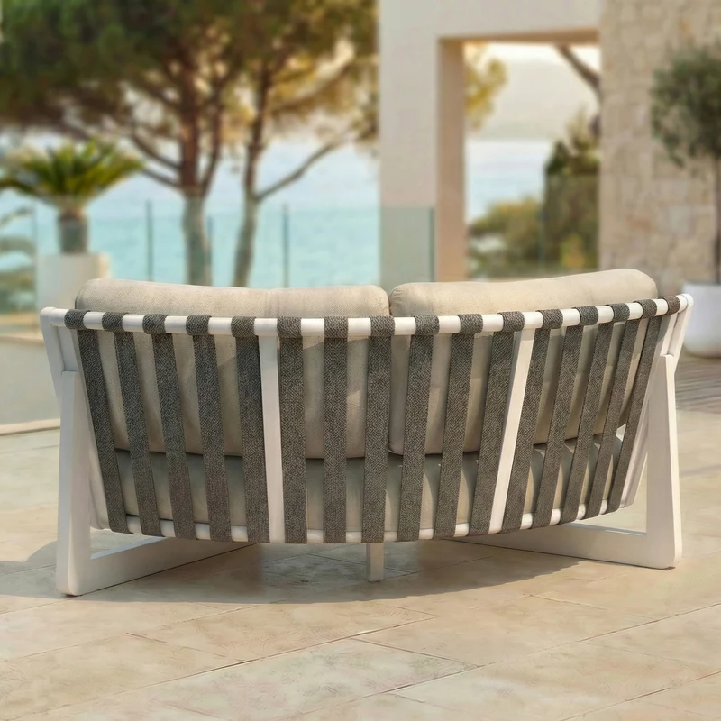 Canapé d'angle de jardin Long Beach