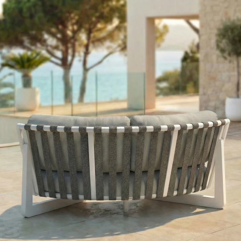 Canapé d'angle de jardin Long Beach