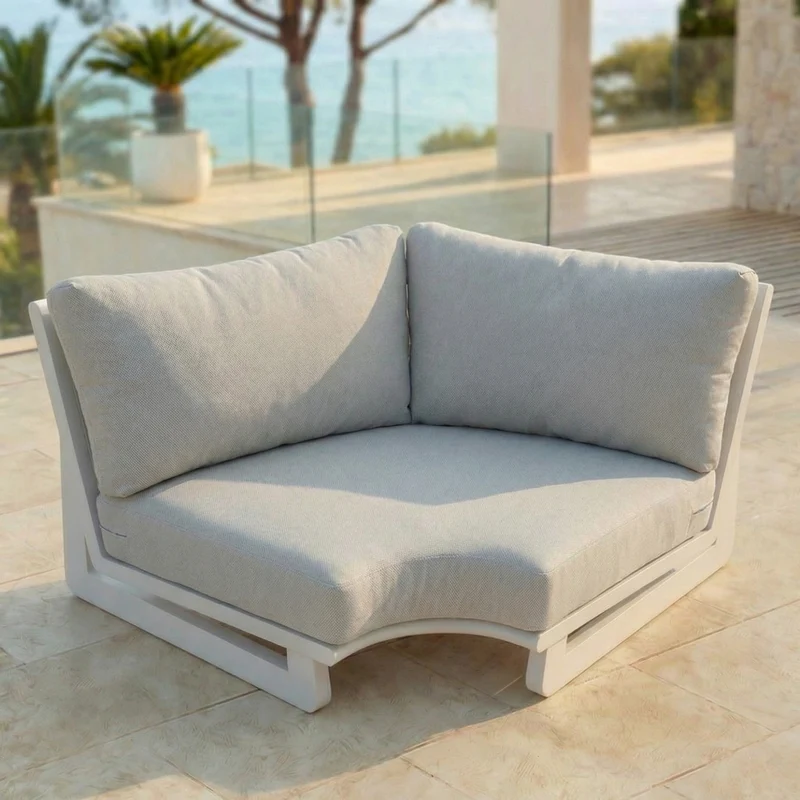 Canapé d'angle de jardin Long Beach