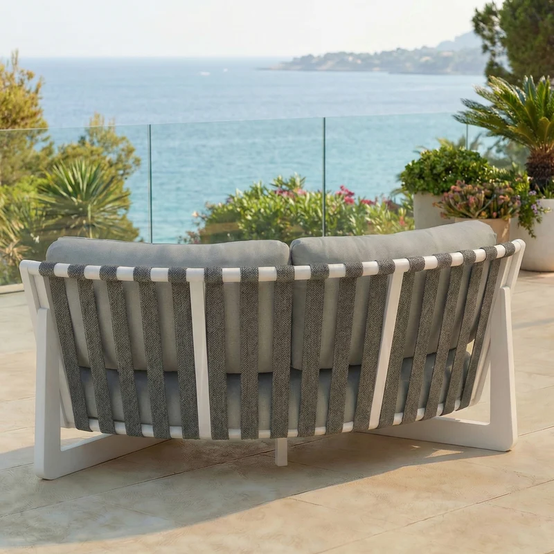 Canapé d'angle de jardin Long Beach