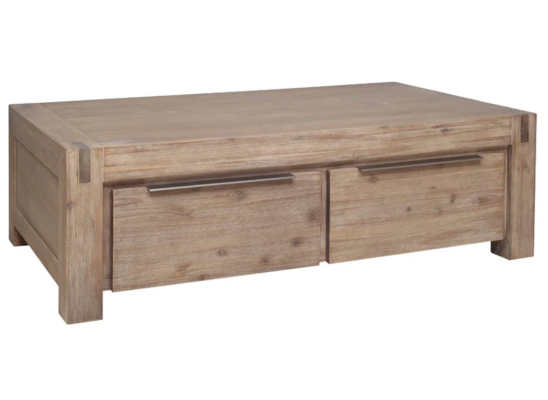 Table basse Aurore 2 tiroirs