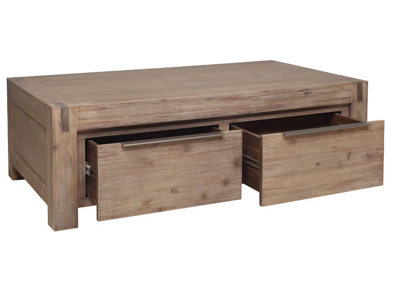 Table basse Aurore 2 tiroirs
