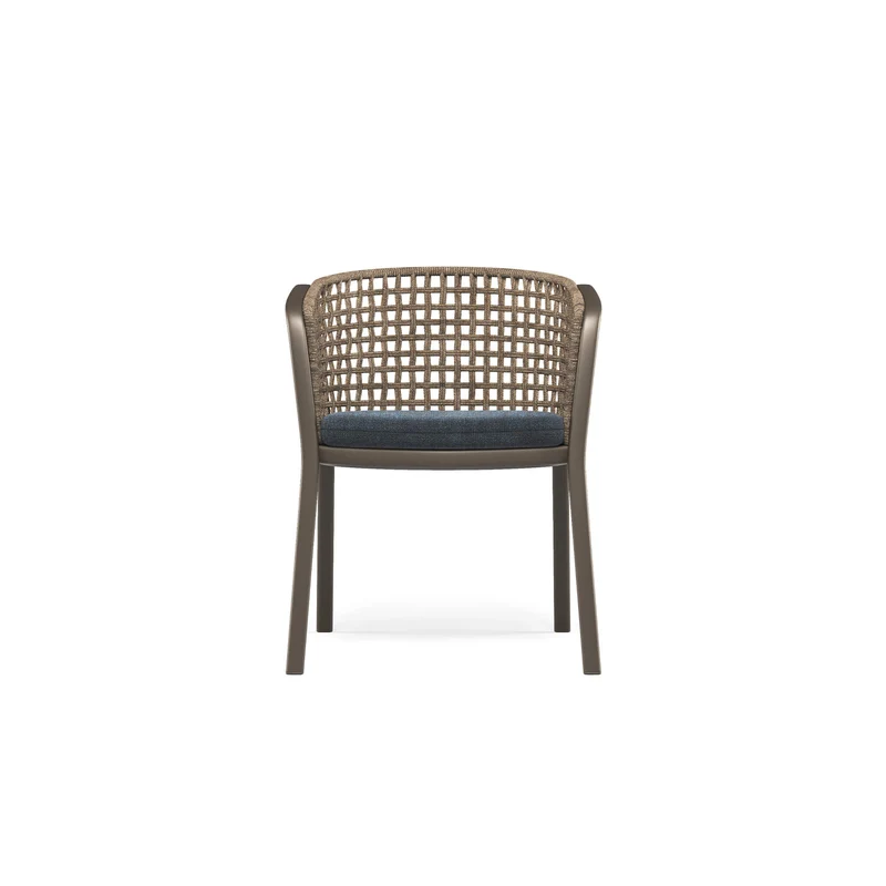 CAROUSEL - Fauteuil repas corde torsadée carré