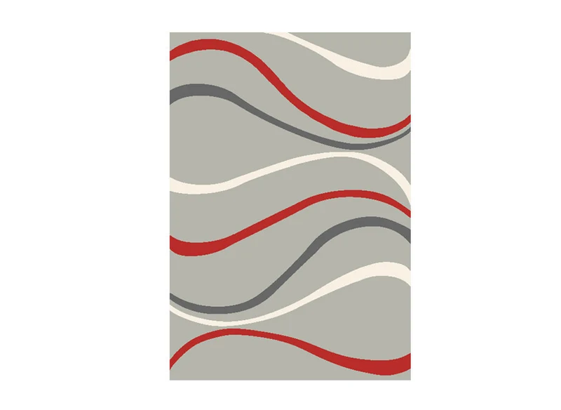 Tapis 120x170 ZIG ZAG rouge