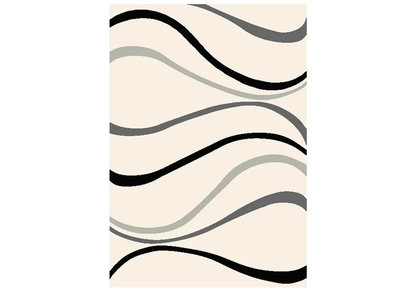 Tapis 160x230 ZIG ZAG ivoire