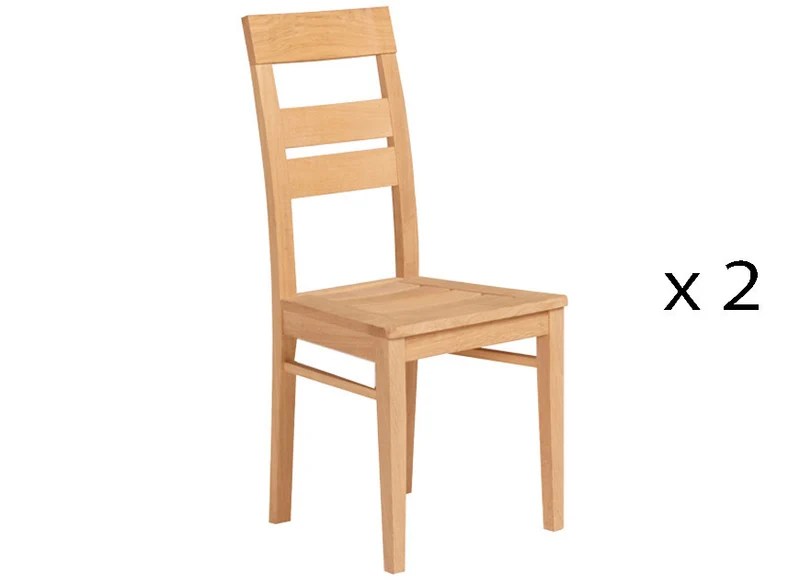 Chaise Vittoria Chene Clair (Lot 2 Chaises)