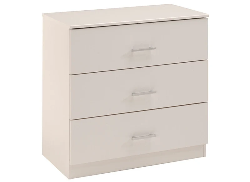 Commode 3 Tiroirs Arès Blanc