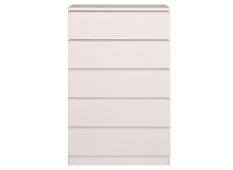 Commode 5 Tiroirs Emma Blanc