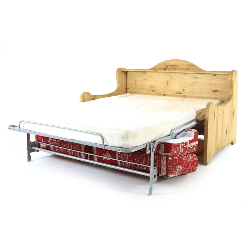 Canapé convertible 160 cm edelweiss taupe