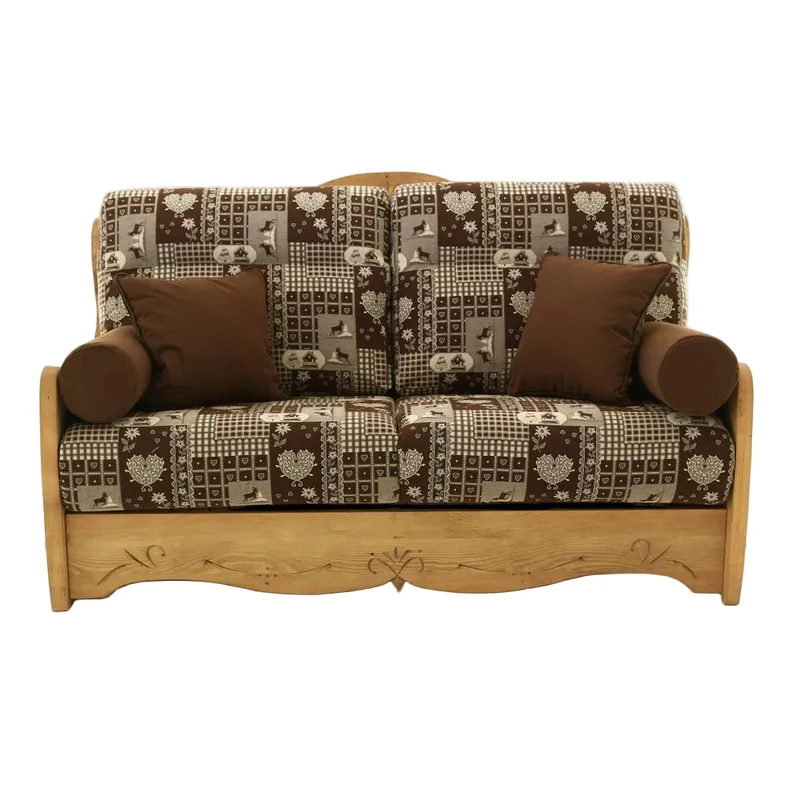 Canapé convertible 160 cm cervino chocolat