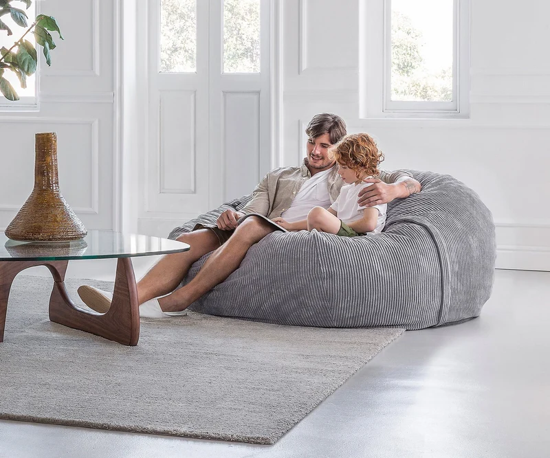 Pouf intérieur - Velours côtelé