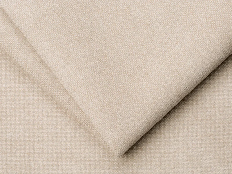 Canapé Panoramique d'Angle XXL Modulable en Tissu Beige - POGNI
