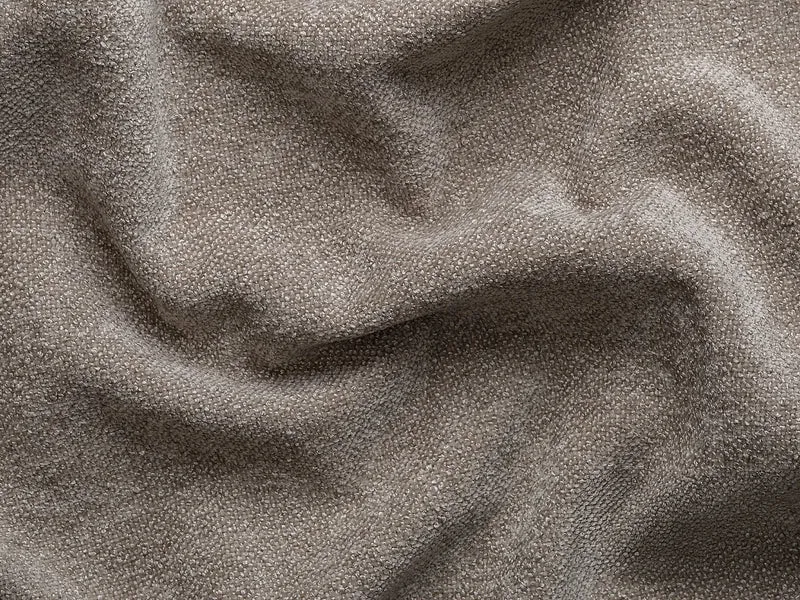 Canapé Panoramique d'Angle XXL Modulable en Chenille Taupe - CAMILIO